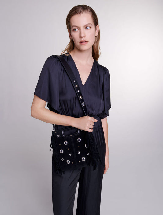 Black  -Satin Trouser Suit