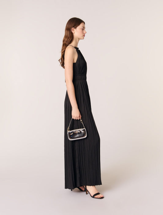 Black Pleated trouser suit