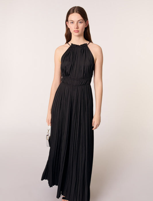 Black Pleated trouser suit
