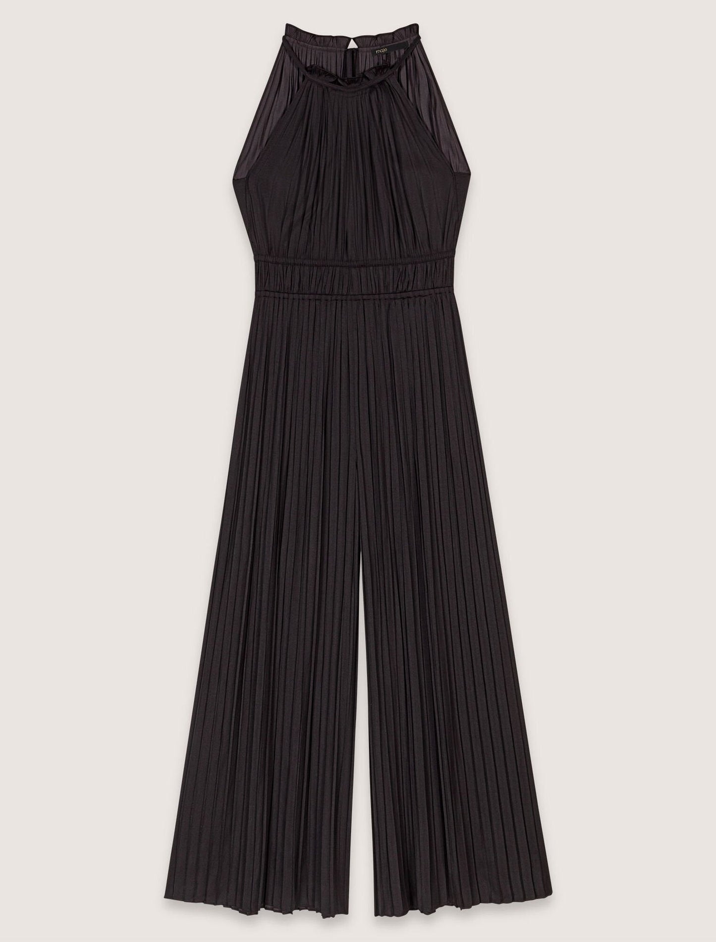 Black Pleated trouser suit