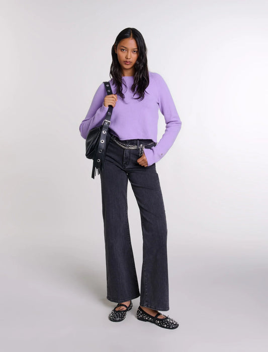 Black-featured-Black belted baggy jeans