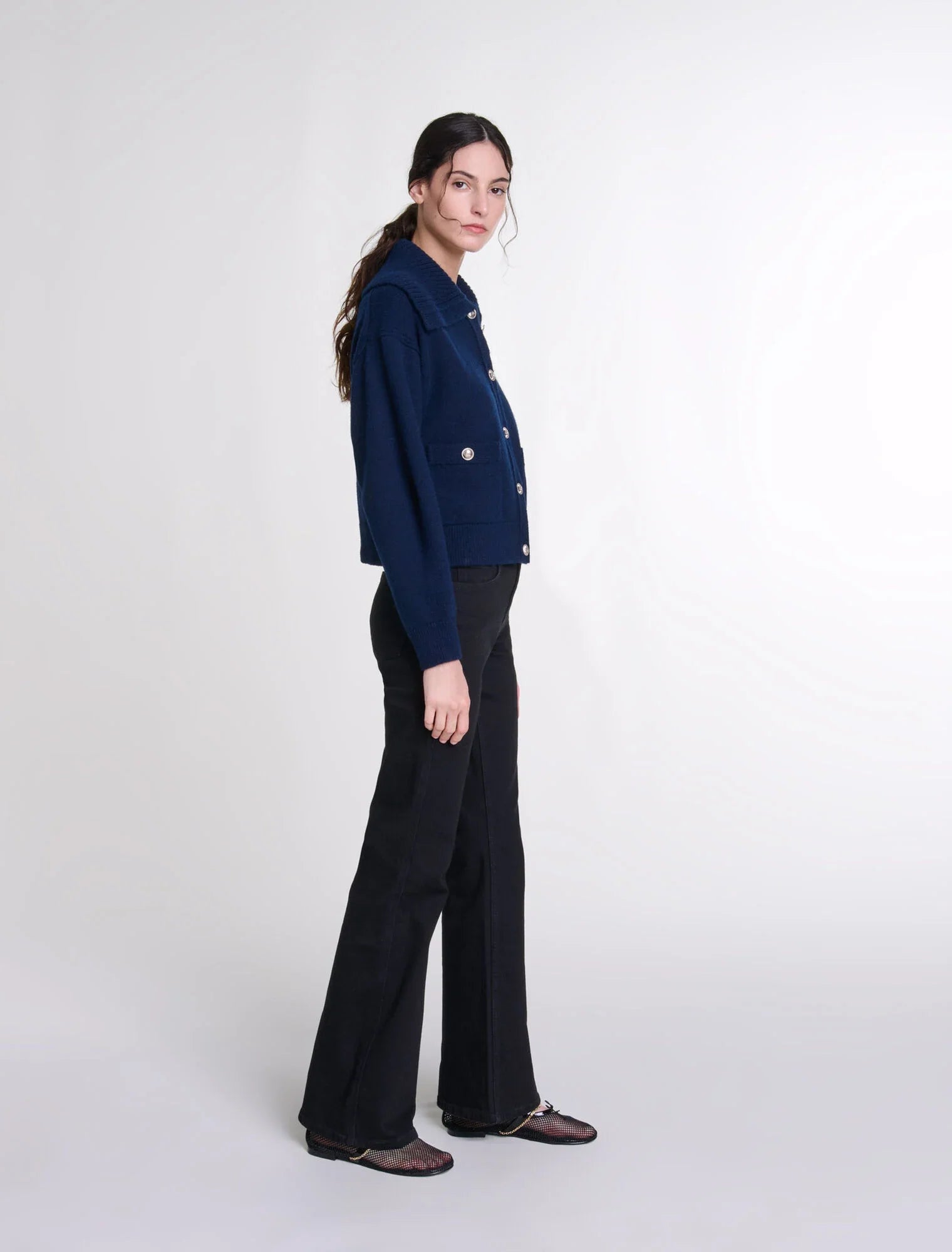 Black  -Flared jeans