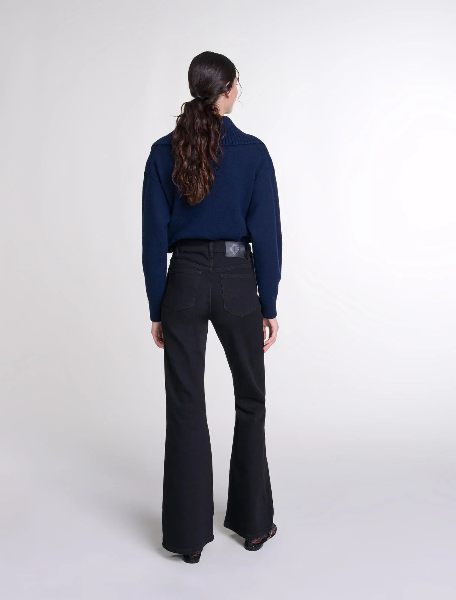 Black  -Flared jeans