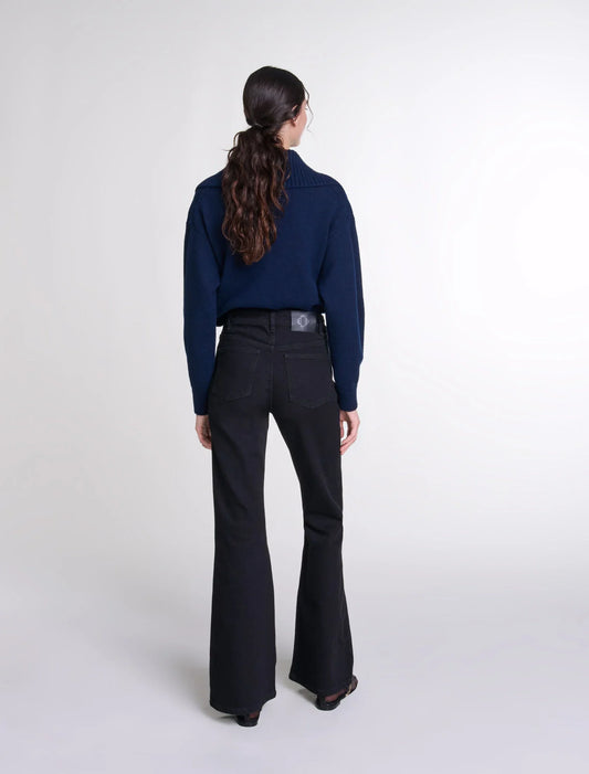 Black  -Flared jeans