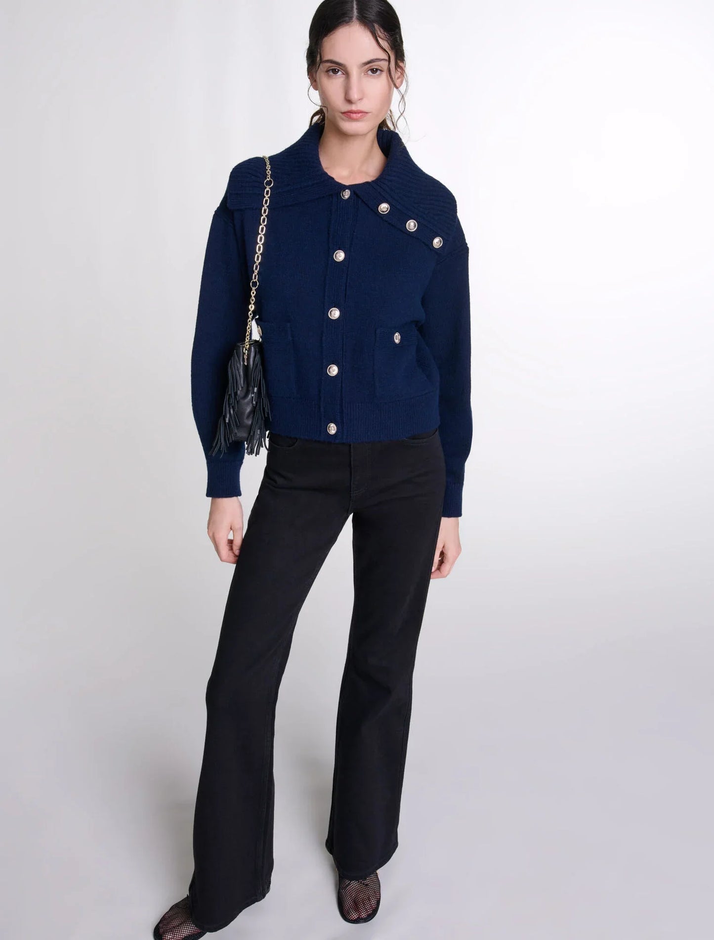 Black  -Flared jeans