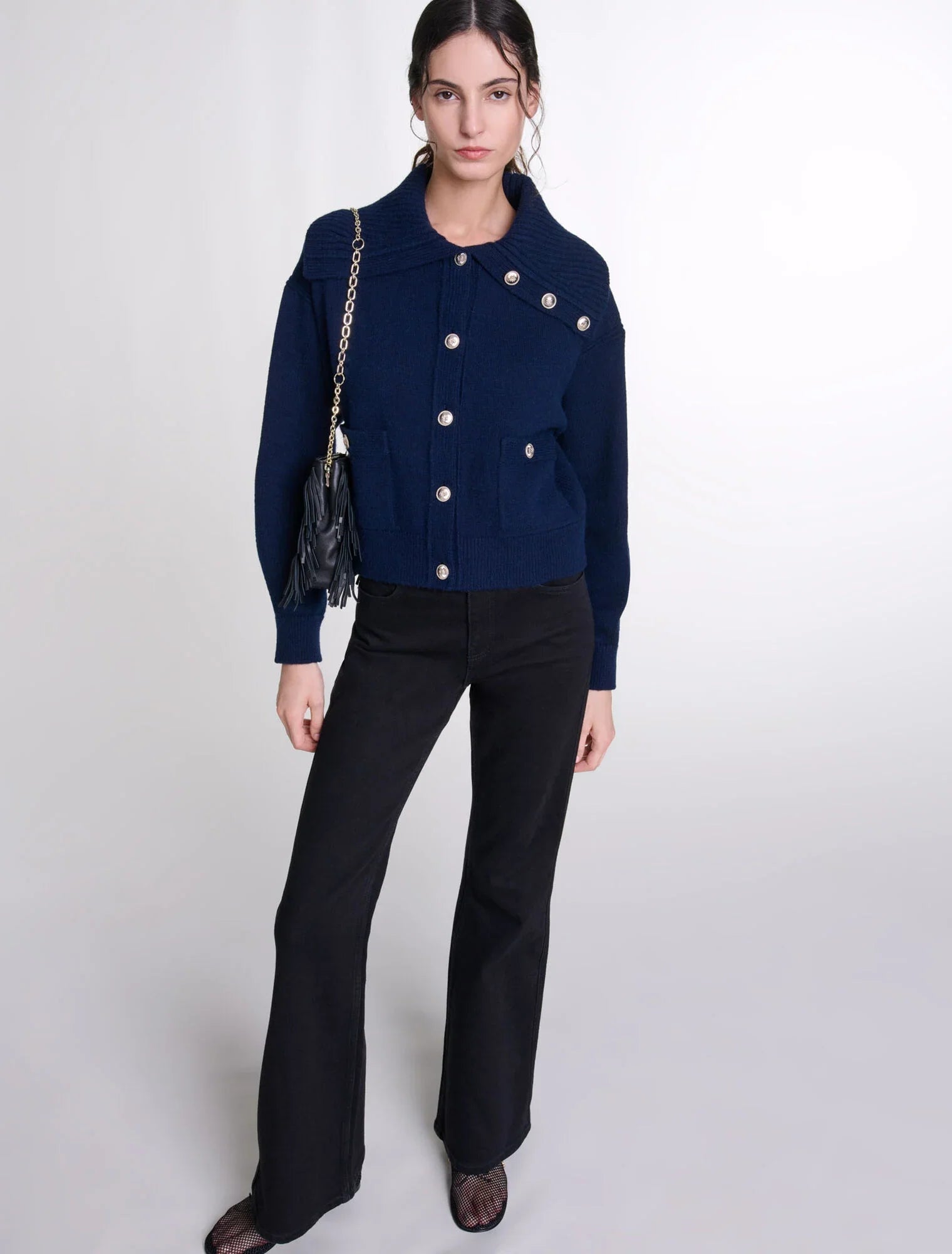 Black  -Flared jeans