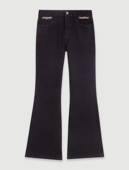 Black  -Flared jeans