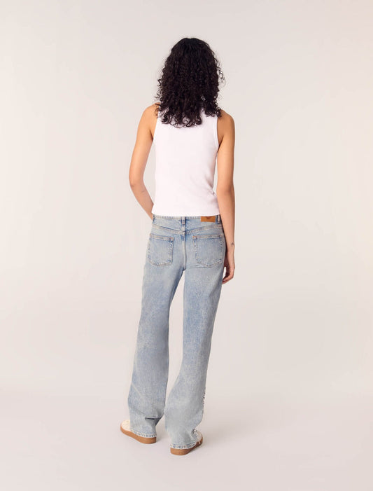 Blue Sky-Sequinned jeans