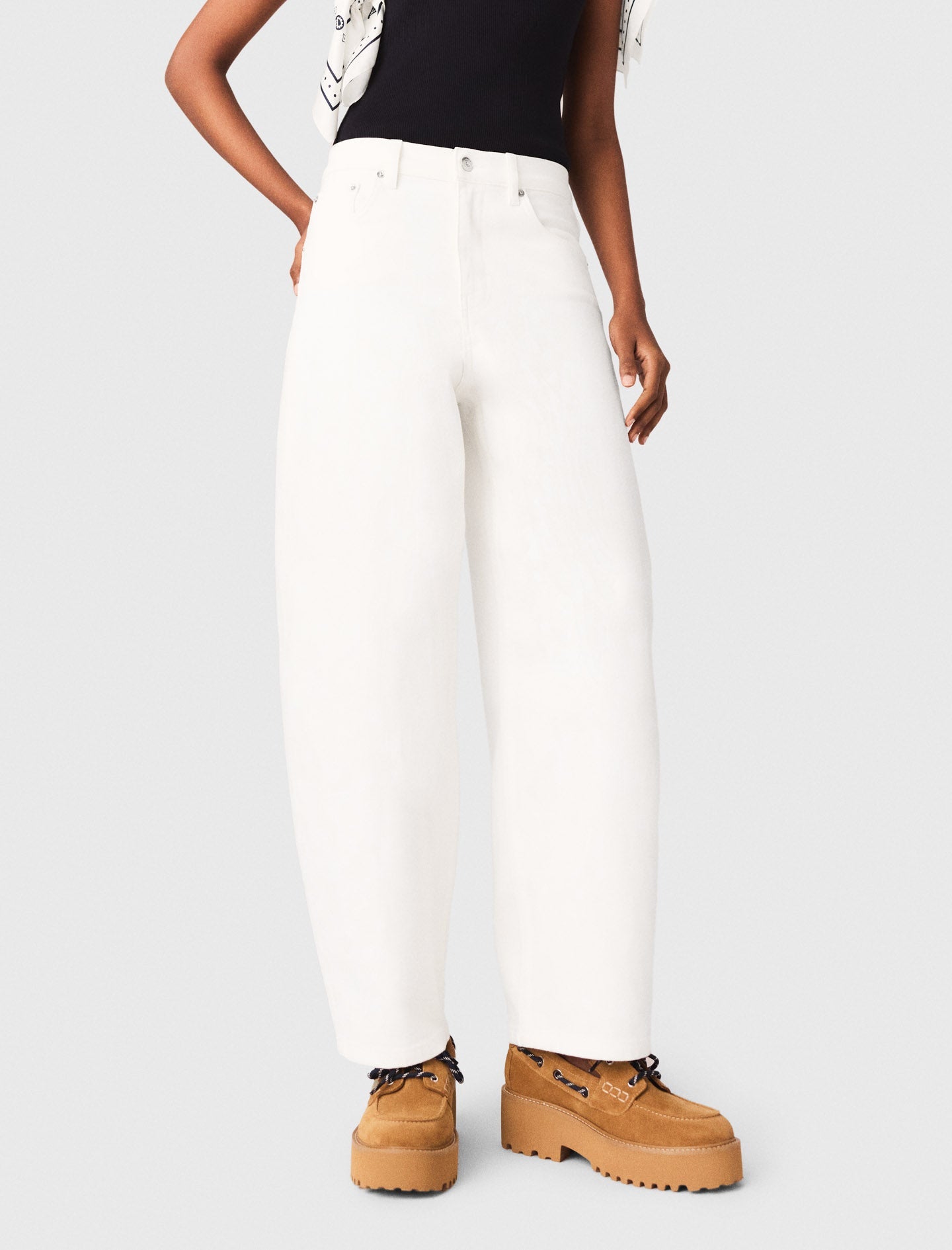 Balloon Jeans WHITE