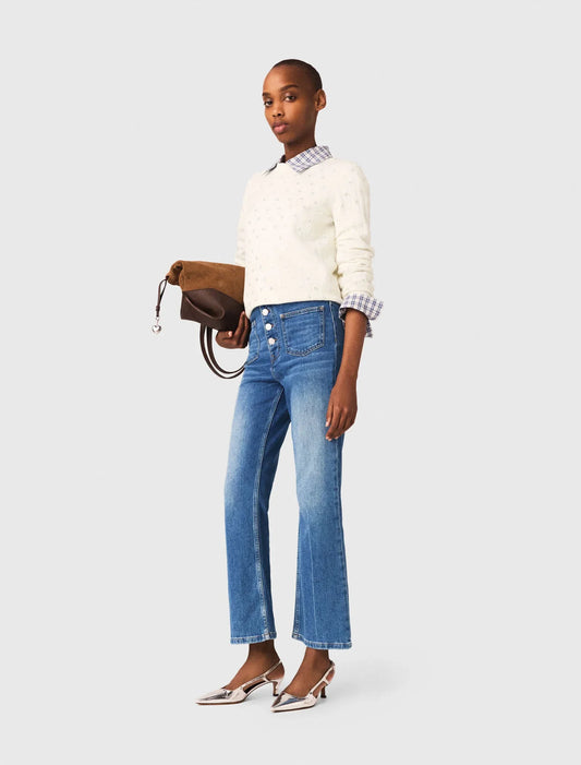 Denim jeans with pockets Blue