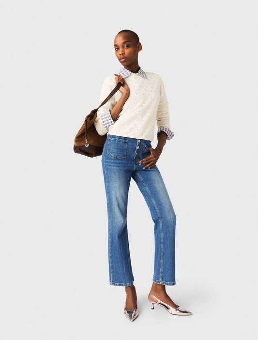 Denim jeans with pockets Blue