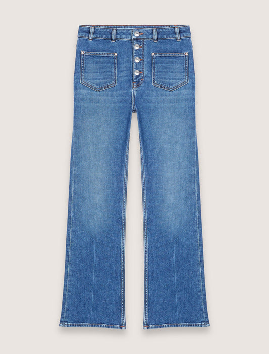 Denim jeans with pockets Blue