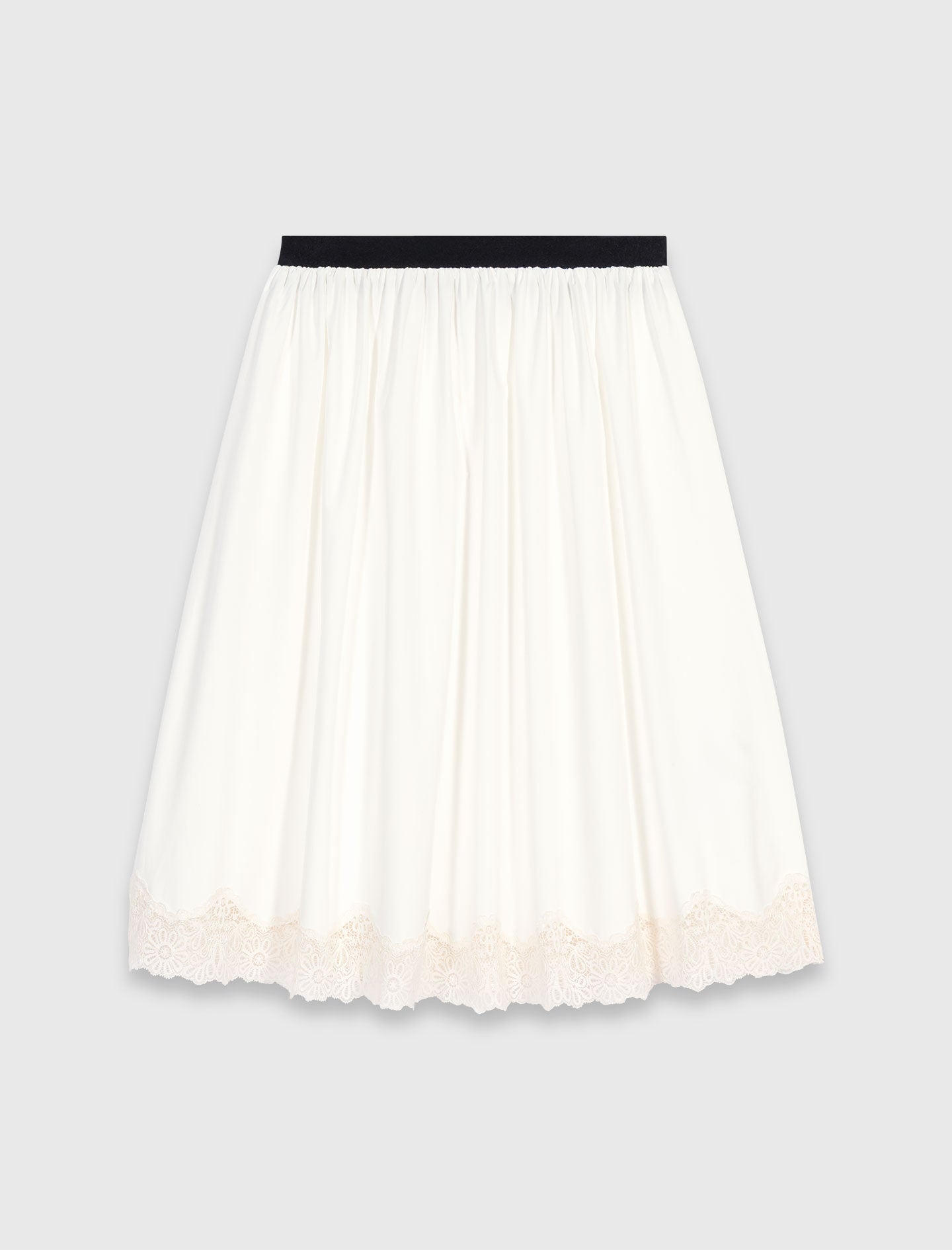Tailored shorts with lurex White