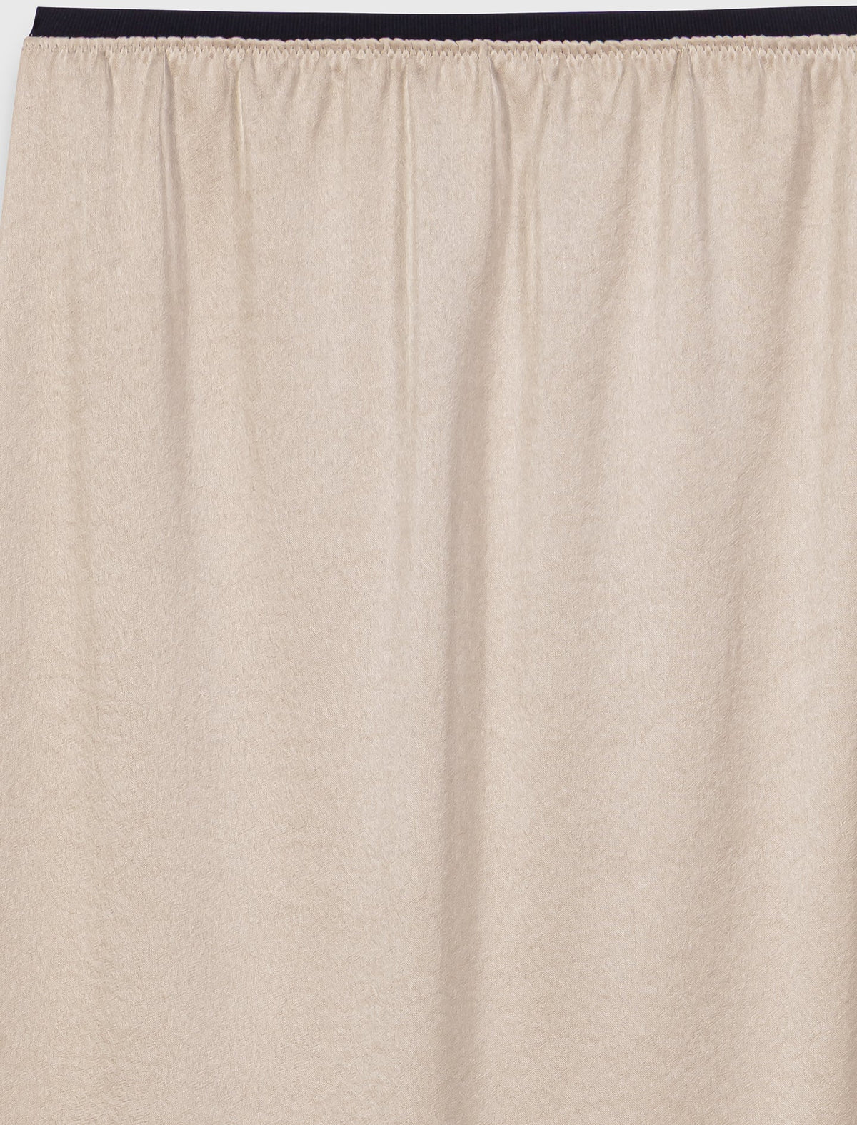 Satin pencil skirt Beige