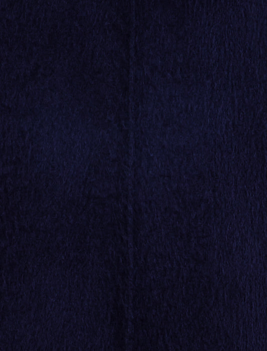 Straight-cut knitted skirt Navy
