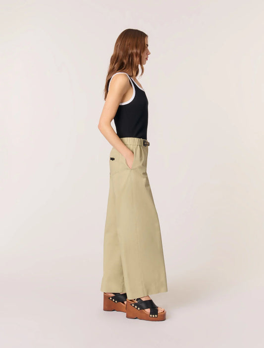 Khaki-Cargo Trousers