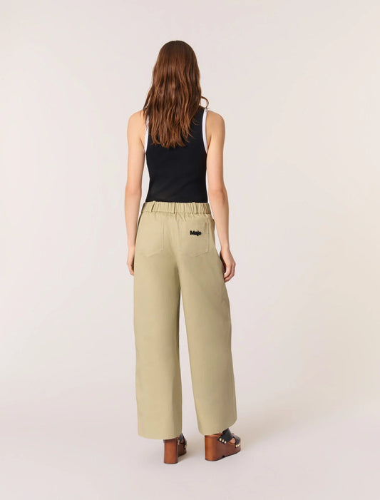 Khaki-Cargo Trousers