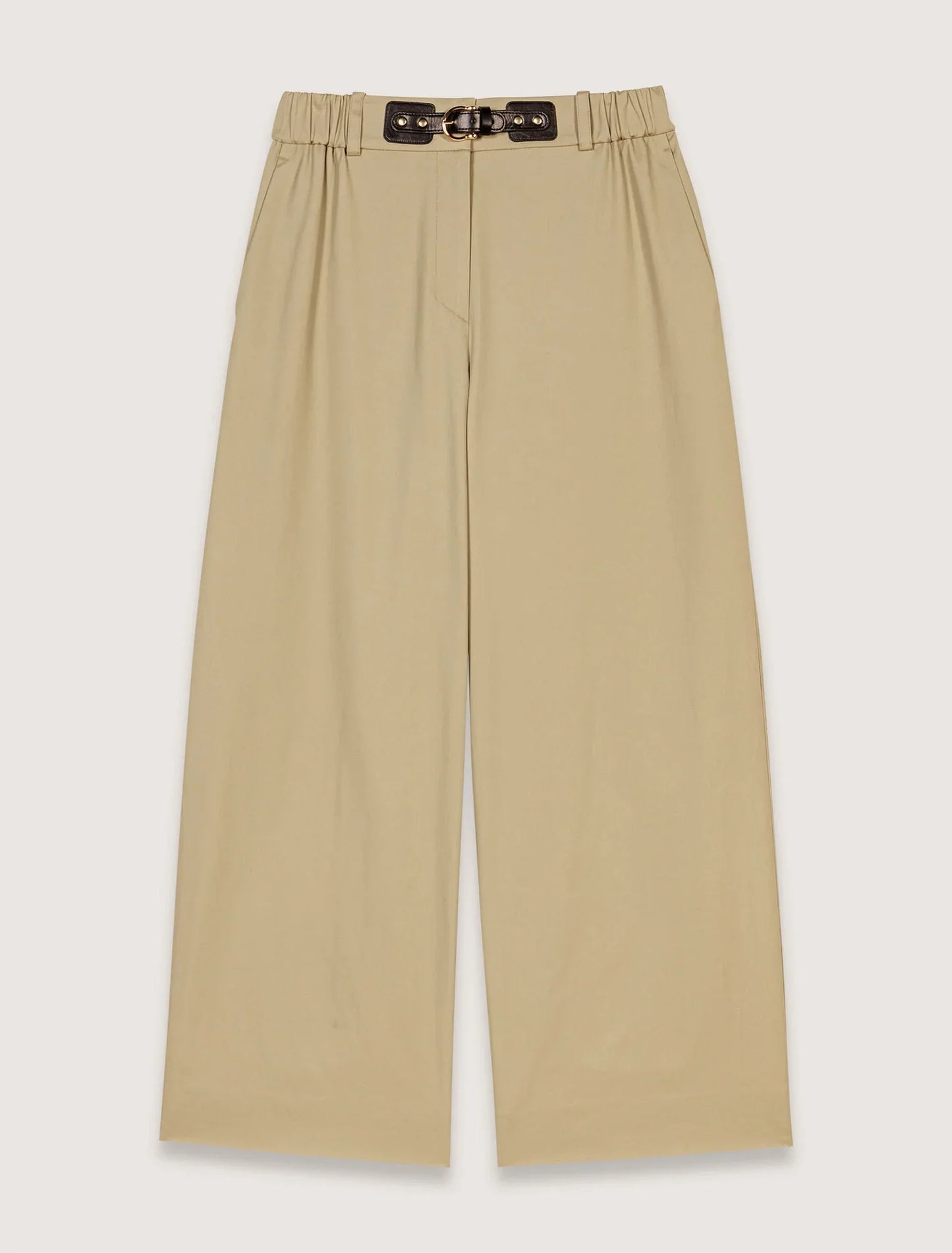 Khaki-Cargo Trousers