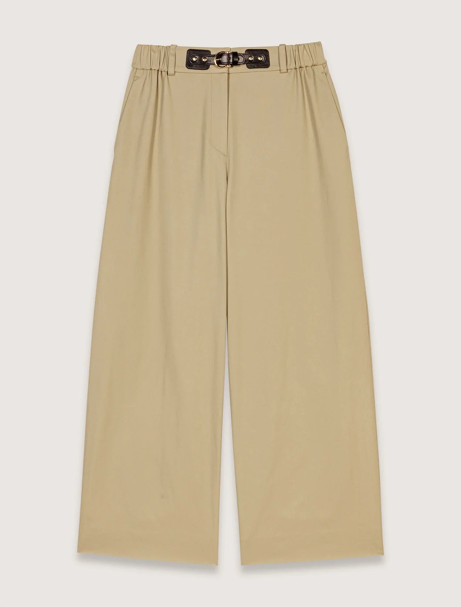 Khaki-Cargo Trousers