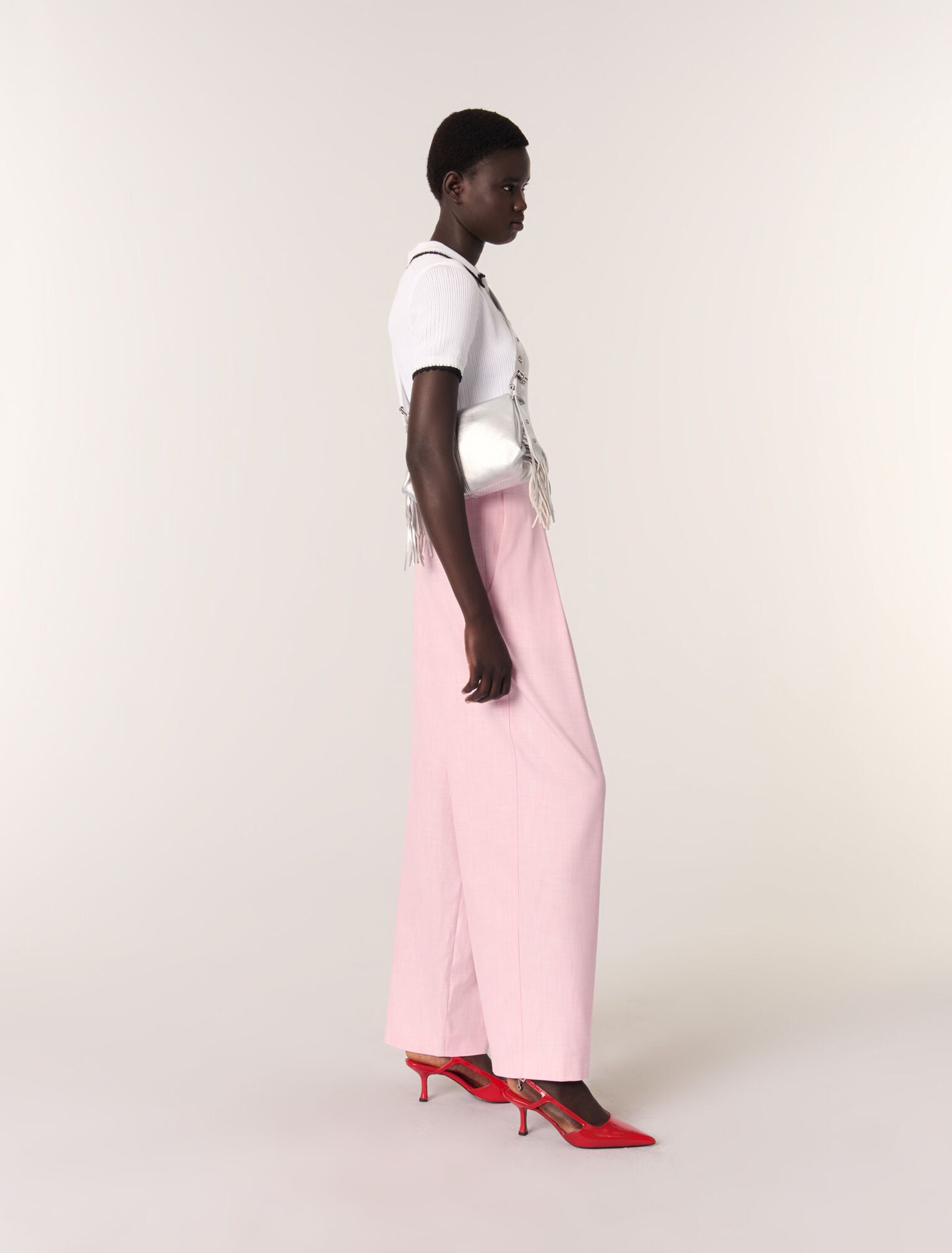 Pink-Suit trousers
