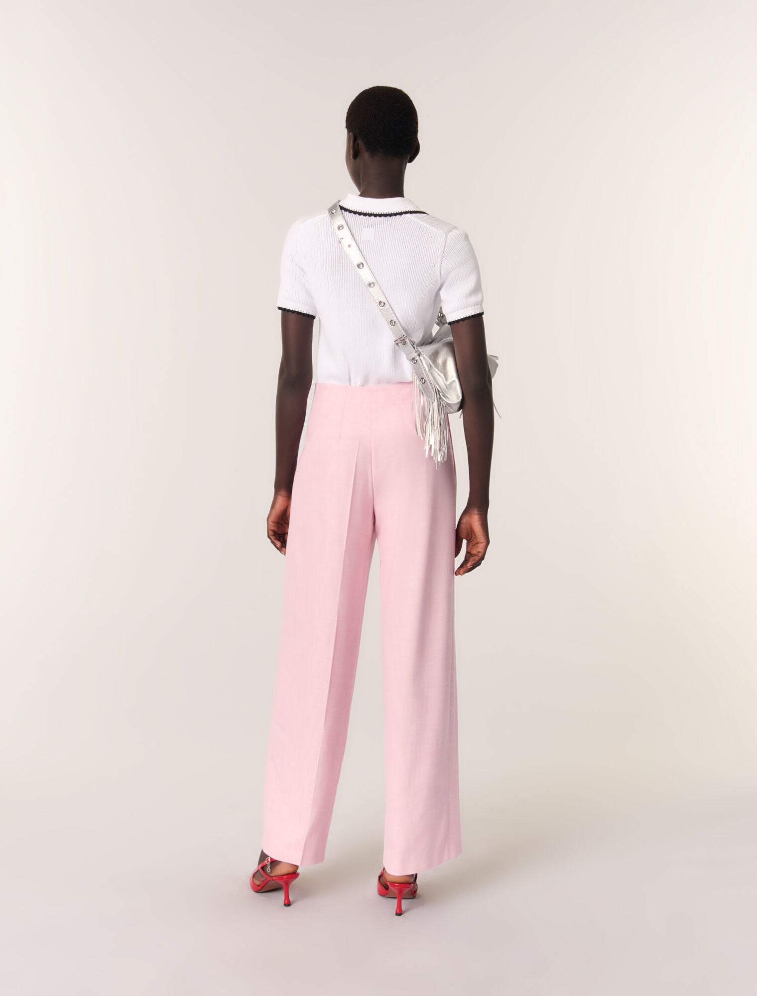 Pink-Suit trousers