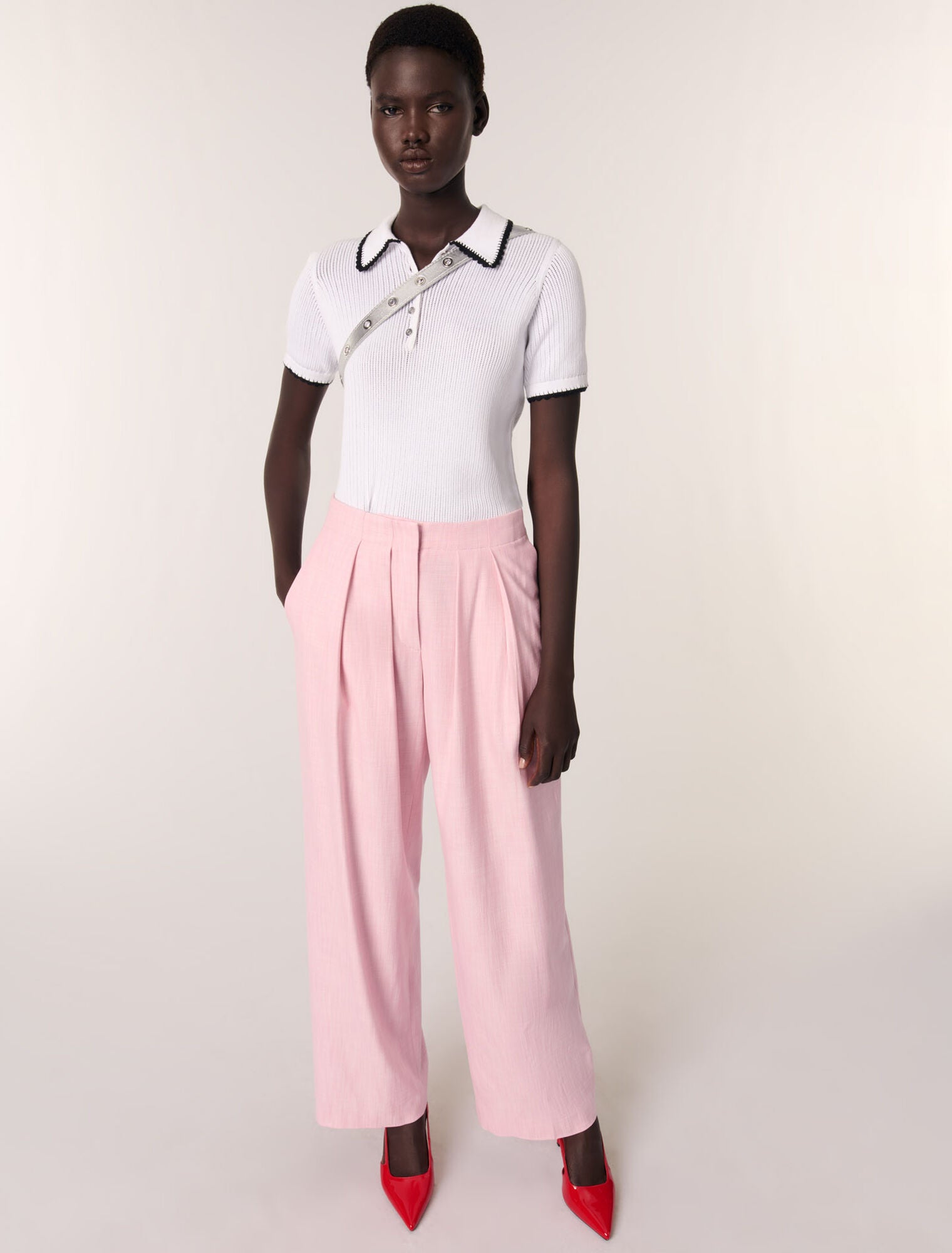 Pink-Suit trousers