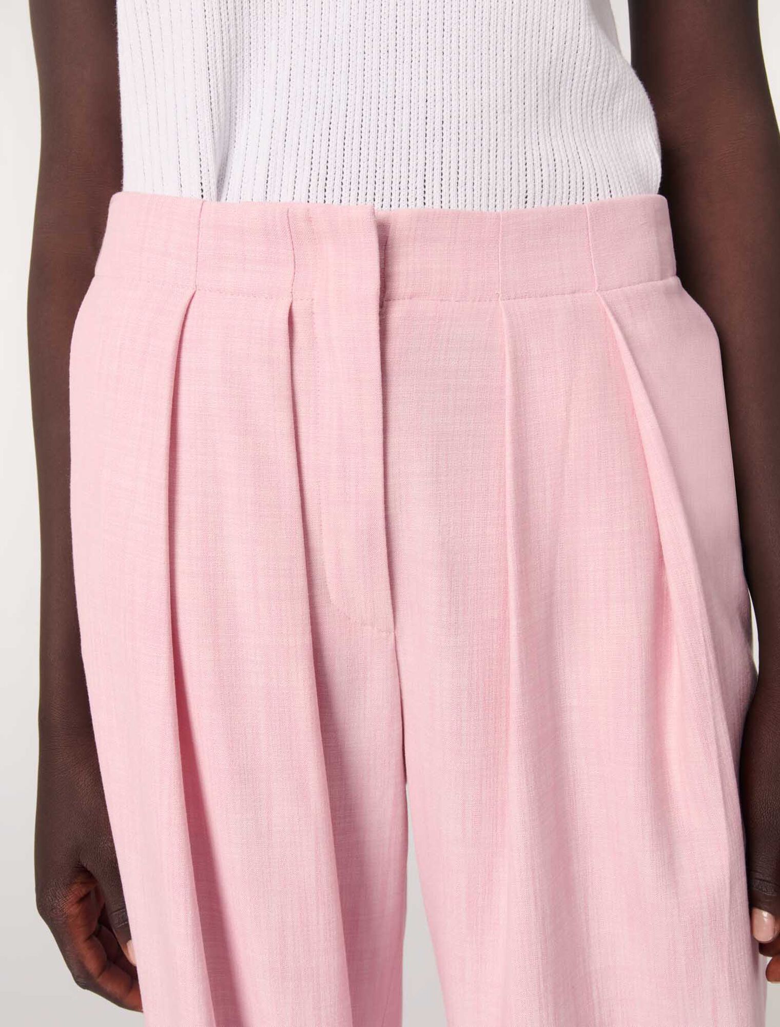 Pink-Suit trousers