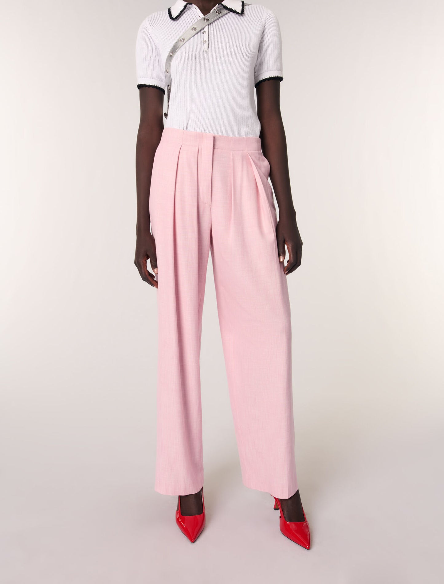 Pink-Suit trousers