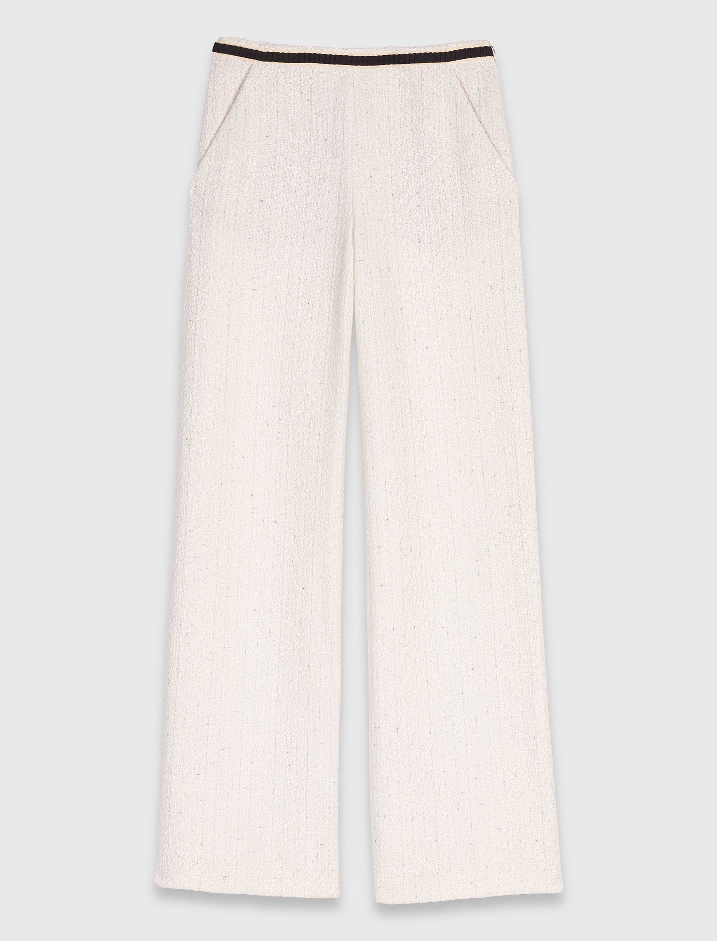 Tweed-effect trousers