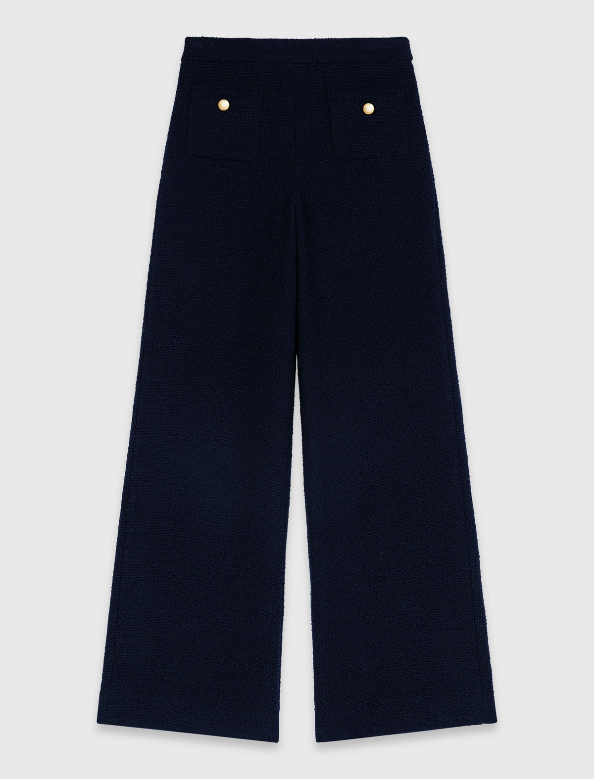 Tweed trousers Navy