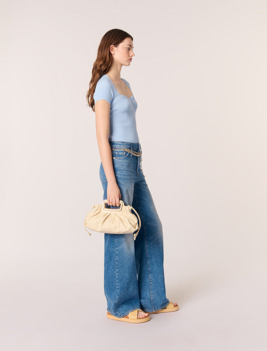 Blue Sky Fine ribbed t-shirt