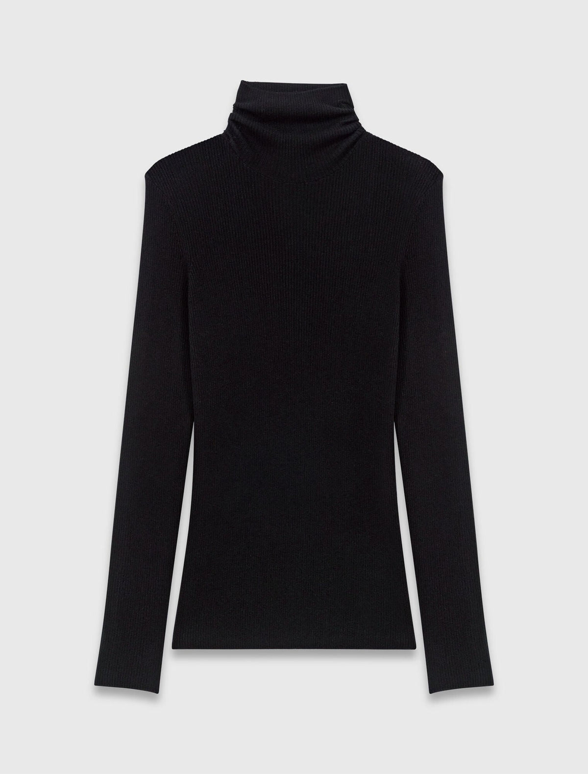 Second-skin high-neck jumper Black