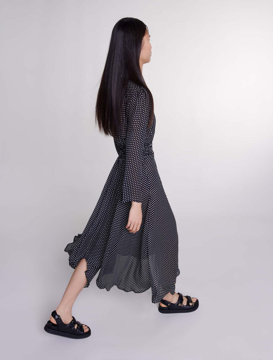 Clover Dot Mid-length polka dot dress