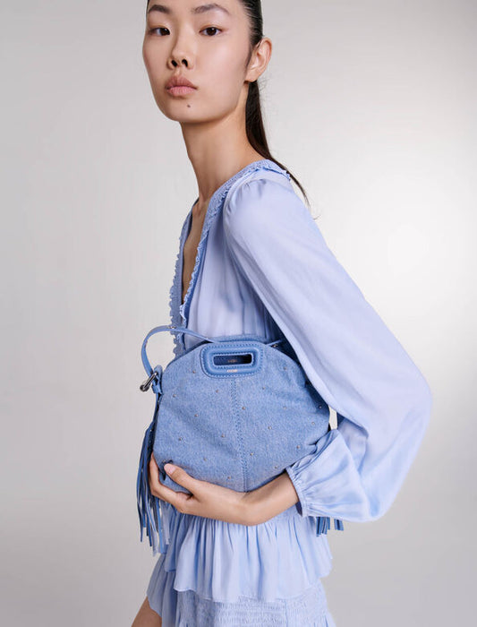 Light Blue-Blue ruffled dress