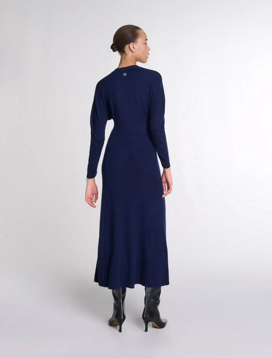 Navy  -Knit maxi dress
