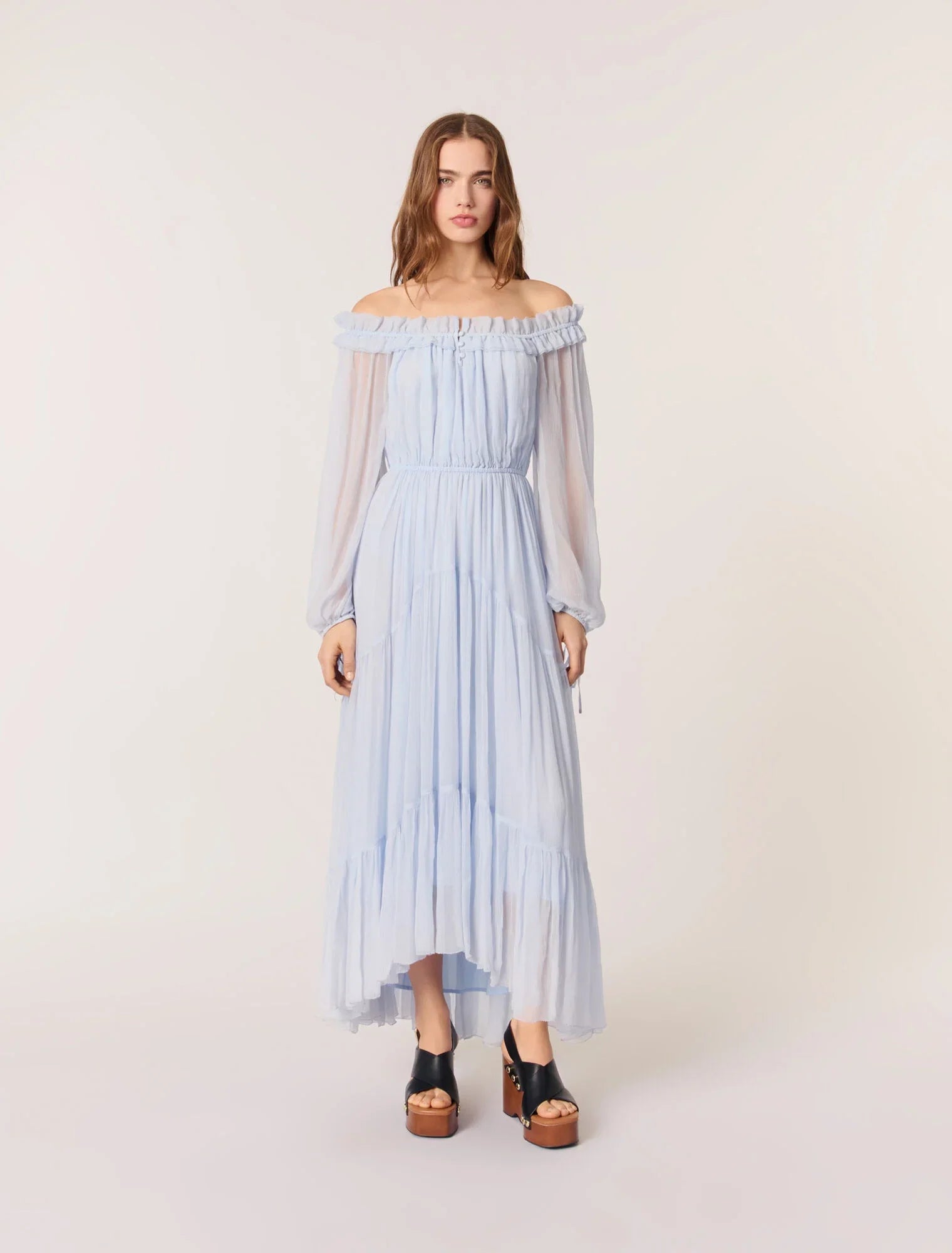 Blue Sky-featured-Chiffon maxi dress