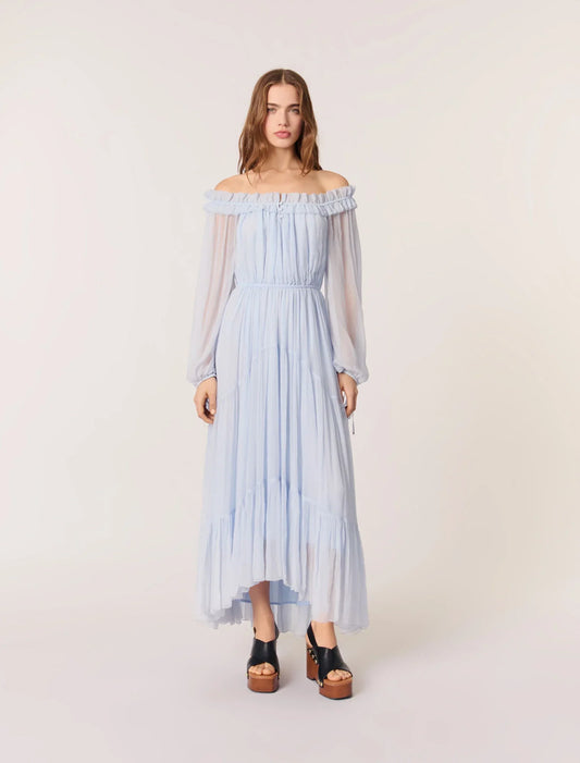 Blue Sky-featured-Chiffon maxi dress