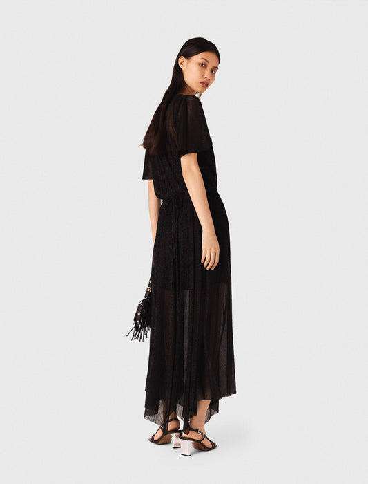 Metallic maxi dress