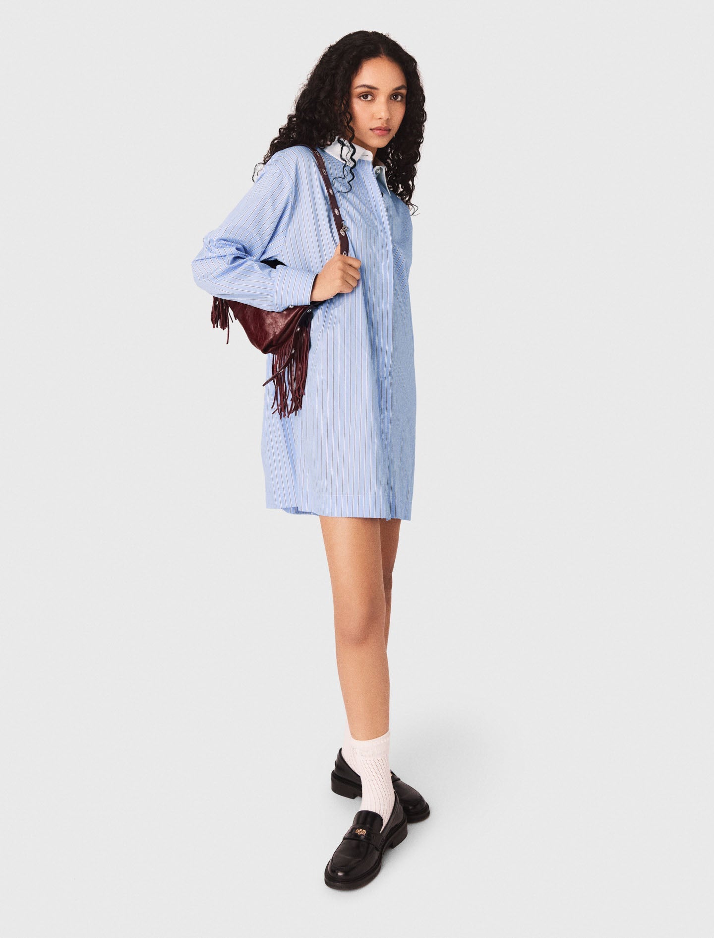 2-In-1 Shirt Dress SKY