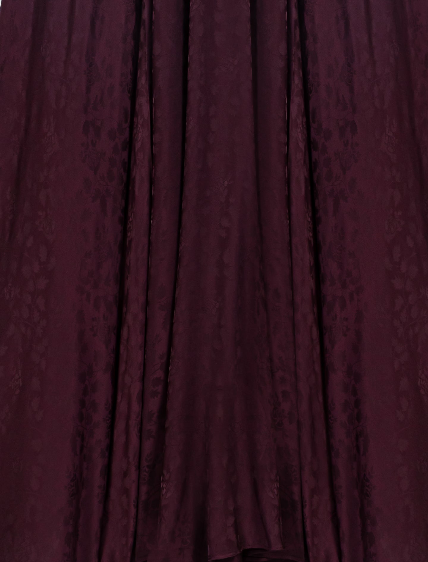 Jacquard print maxi dress Burgundy