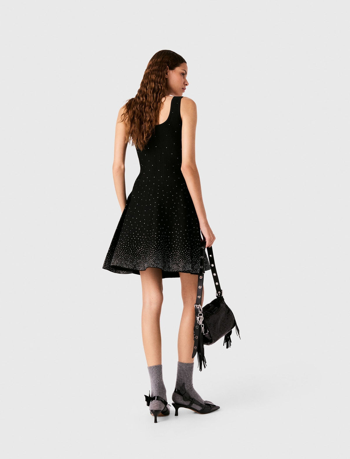 Maje Knitted Dress Black