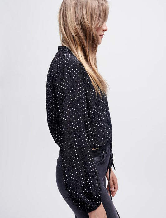 Black   FLOATY TOP