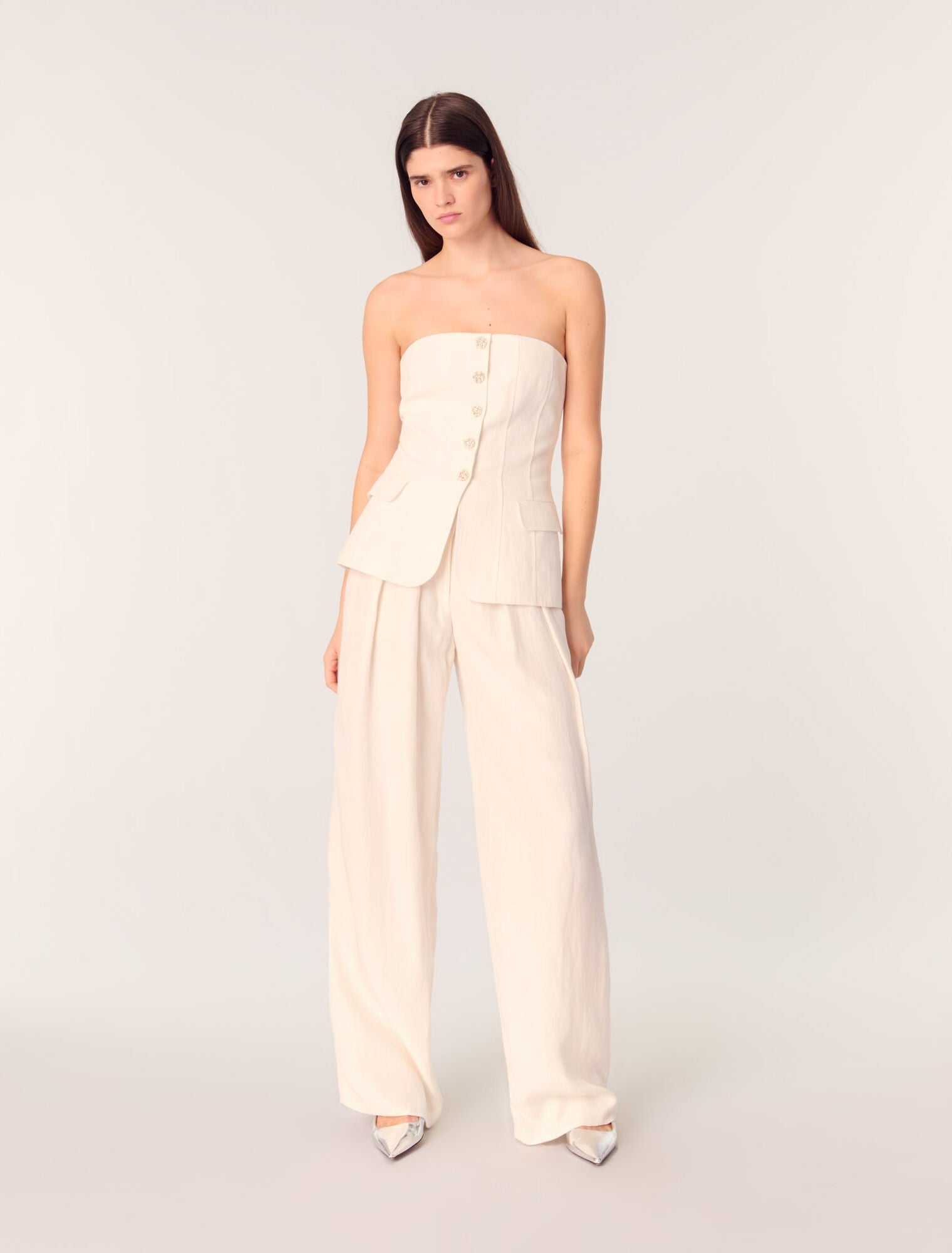 Ecru-featured-Bustier Top