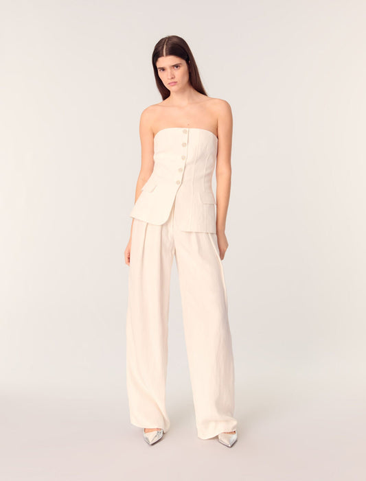 Ecru-featured-Bustier Top