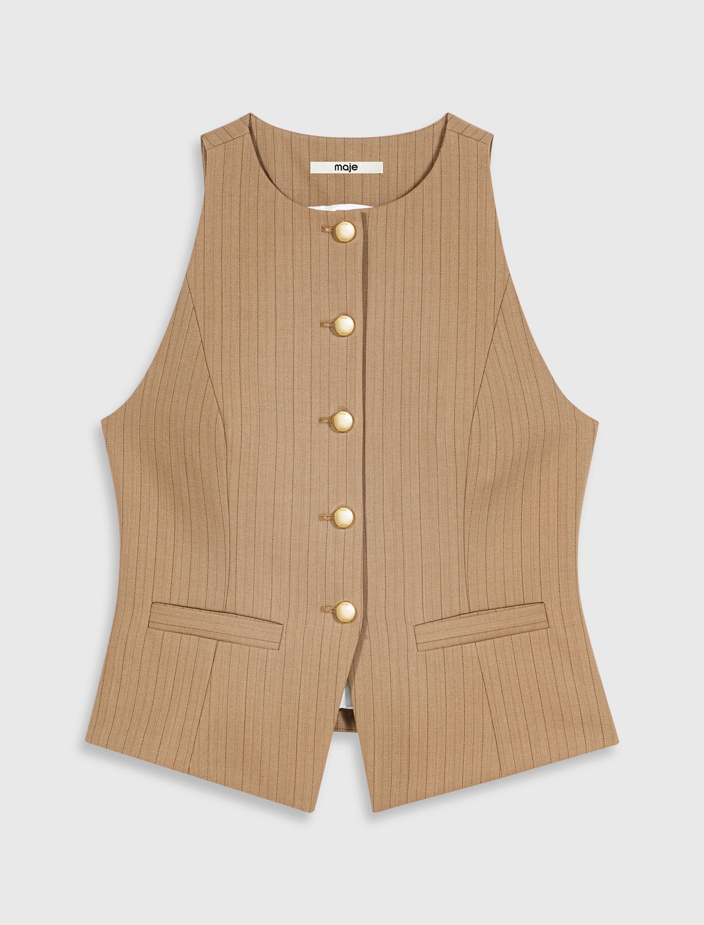 Long tailored jacket Beige