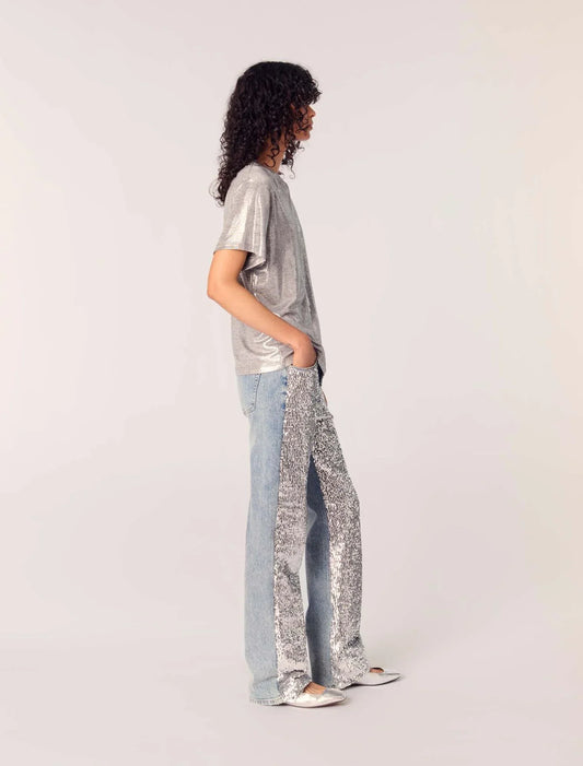 Silver-Lame T-shirt