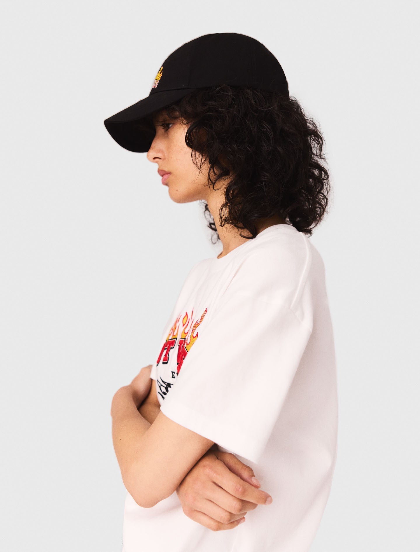 White Embroidered T-shirt