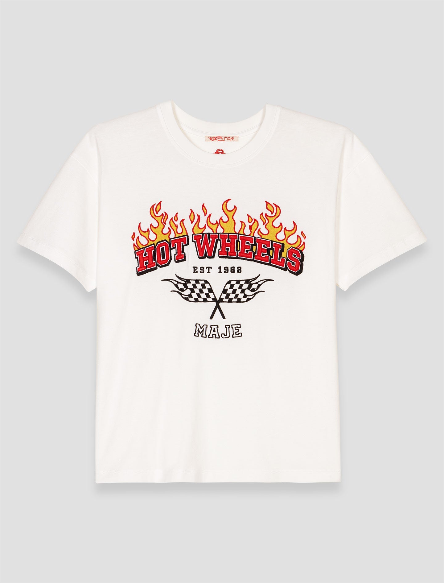 White Embroidered T-shirt