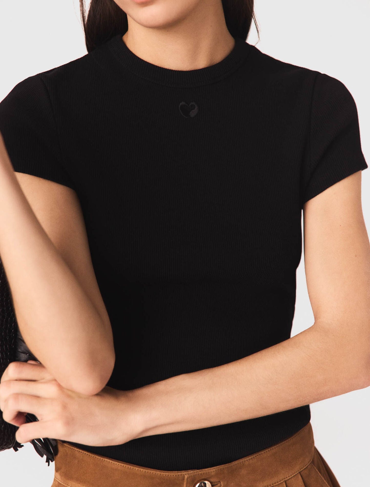Cotton T-shirt Black