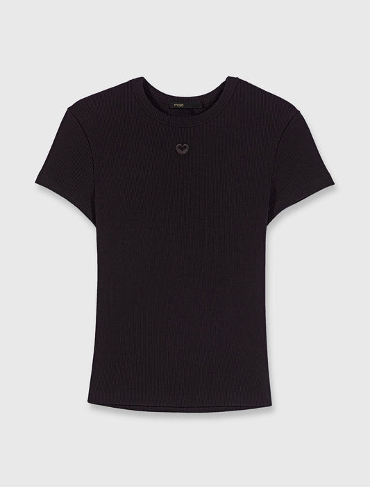 Cotton T-shirt Black